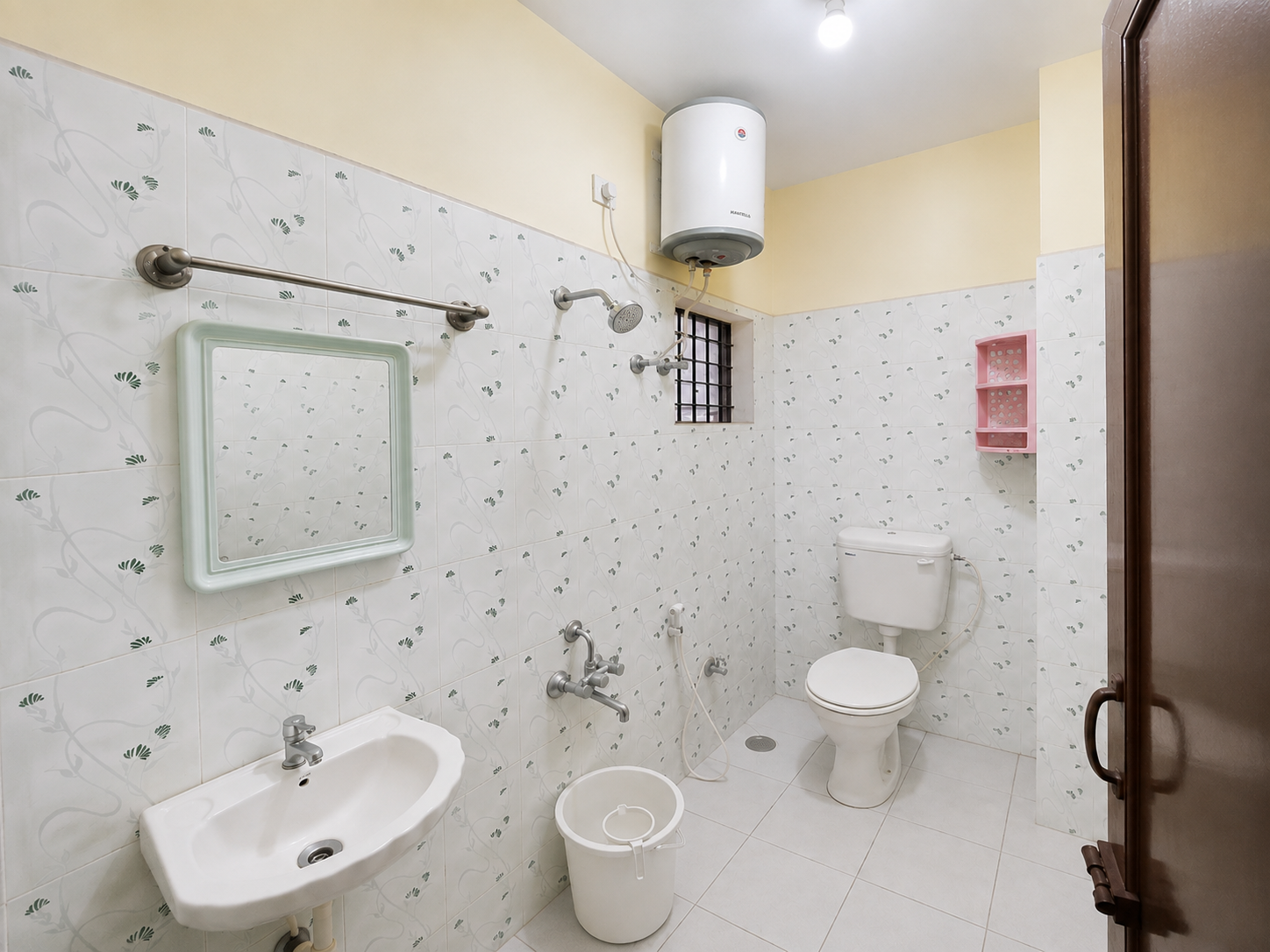 Clean bathroom with hot water facility at GSP Luxury Living